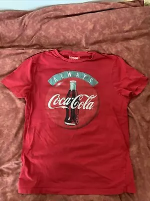 Coca Cola T Shirt Size M Red • £5