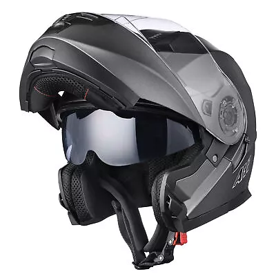 AHR RUN-M3 Modular Flip Up Helmet Full Face Dual Visor DOT Motorcycle Bike • $79.90