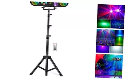 DJ Lights With Stand 5 In 1 Party Bar Light Set With Rotating Ball Strobe  • $154.42