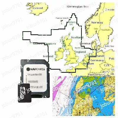 2024 Navionics+ Plus MicroSD SD Chart Card Maps UK-GBIrelandHollandBelgium • £54