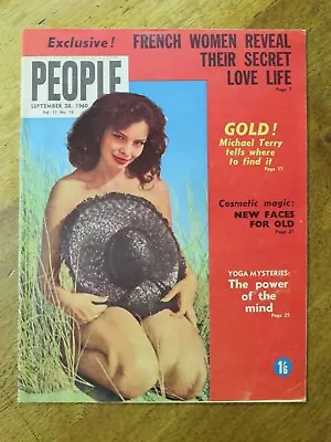 People Magazine Sept 28 1960 - Finding Gold Cosmetic Surgery Yoga Beersheeba • £11.36