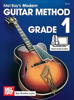 Mel Bay's Modern Guitar Method Grade 1 Music Book/online Audio & Video Brand New • $9.99