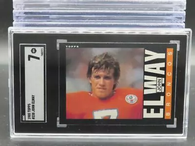 1985 Topps John Elway Vintage Base #238 SGC 7 NM Broncos • $1.50