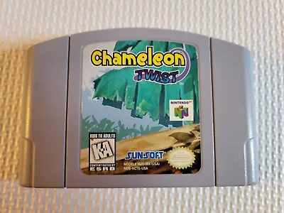 Chameleon Twist (Nintendo 64 1997) N64 Clean Label Authentic Cartridge Only • $40.10