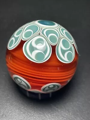 Glass Art Contemporary Handmade Marble Hider Boro Andrew Anderson  1.21” #5 • $35