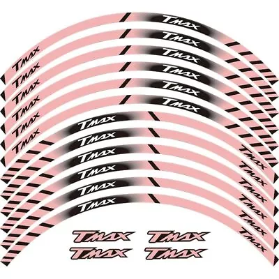 For YAMAHA TMAX XP300/500 Motorcycle Rim Stripes Wheel Decals Tape Stickers • $16.10