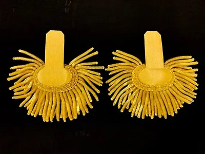 Gold Epaulettes Shoulder Boards Military General Admiral Costume Reenactment • $158