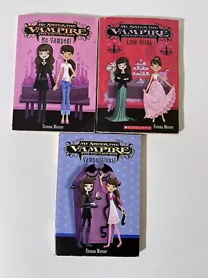 Set Of 3 My Sister The Vampire Series Books Sienna Mercer Paperback Fangtastic • $8