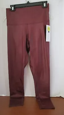 MARIKA~Windsor Wine HIGH RISE 27  DryWik LEGGING PANTS~Women's Large~NWT • $18.50