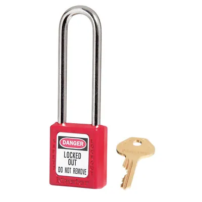 Master Lock 410 Lockout Padlock Red LS (ML-410LT-RED) • £26