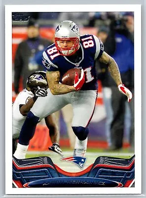 2013 Topps #373a Aaron Hernandez New England Patriots Florida Gators • $0.99