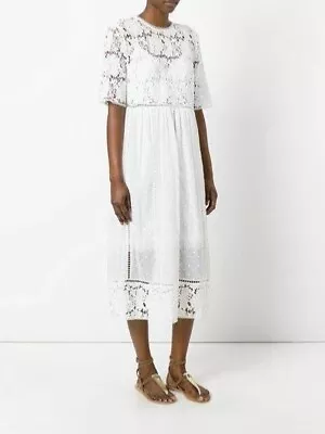 Zimmermann Caravan Embroidered Midi Dress Size 3/14 • $425