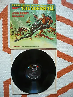 Thunderball Original Soundtrack Vinyl US 1965 US UA Mono 1st Press James Bond LP • £64.99