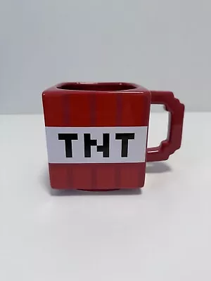 Minecraft TNT 3D Coffee Ceramic Mug Cup Made By Zak! Excellent Condition • $7.98