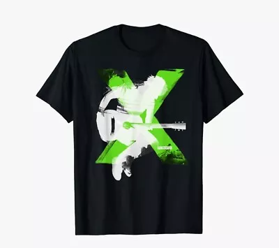 Ed Sheeran Shirt Mens Medium Black X Tour Music Silhouette (D3) • $15.50