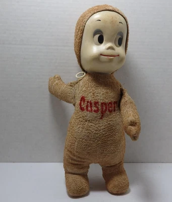 $35.99 • Buy Vintage Talking Casper Doll The Friendly Ghost Pull String Plush Excellent Con