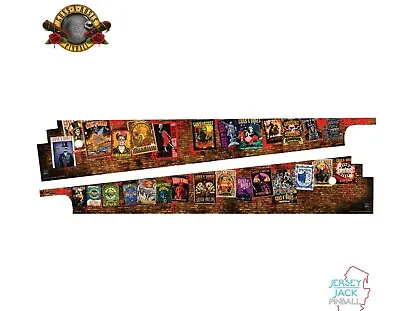 $129.99 • Buy Guns And Roses Pinball Official Side Art And Side Art Protectors
