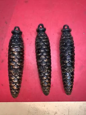 (3) Vintage Cuckoo Clock Pine Cone Weights 375 Grams • $8.99