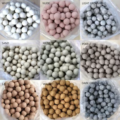 2cm Felt Wool Balls - CHOOSE From 9 NEUTRAL COLOURS - Handmade Beads Pom Pom • $4.95