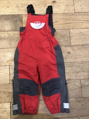 £24 • Buy Spotty Otter Waterproof Dungaree Trousers, 1-2yrs, Worn Twice