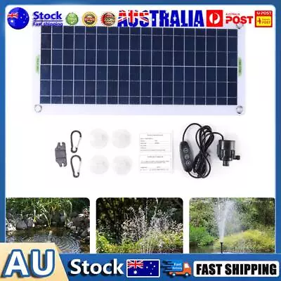 19W 800L/H Aquarium Pump Watering System PET Solar Panel Pump Kits For Fish Tank • $36.68