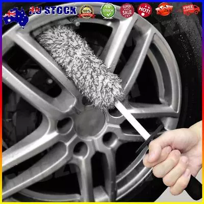 # Car Wheel Brush Microfiber Tire Rim Cleaner Soft For Car Cleaning (Black) • $11.53