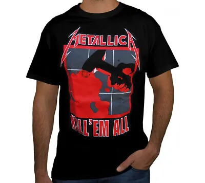 METALLICA KILL' EM ALL Heavy Metal Band Black T Shirt • $11.99