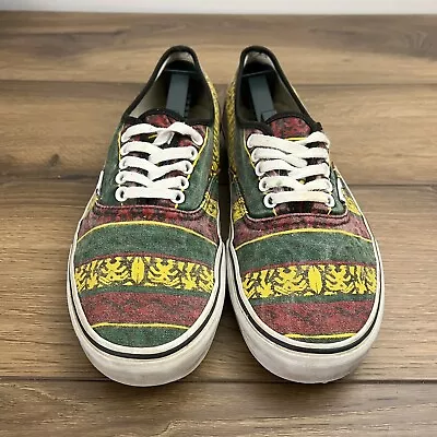 VANS Van Doren Rasta Tribal Men's Size 10.5 Low Top Skate Shoes TB6Q • $16.99