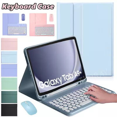 For Samsung Galaxy Tab A9 Plus S9 S8 S7 S6 Lite Smart Case With Keyboard Mouse • £23.99