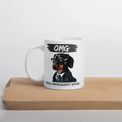 Dog Cup Dachshund Boss Gift Mug Tea Coffee Ceramic Puppy Lover Genius 11oz • $19.19