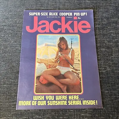 Jackie Magazine - 29 Jun 1974 Alice Cooper Marie & Jimmy Osmond Bryan Ferry • £19.99