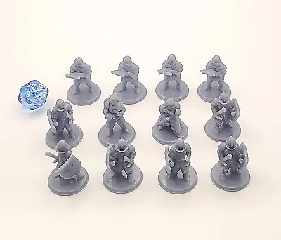 12 City Town Castle Guard Mini Miniatures  | Dungeons & Dragons | 28mm D&D Resin • $19.99