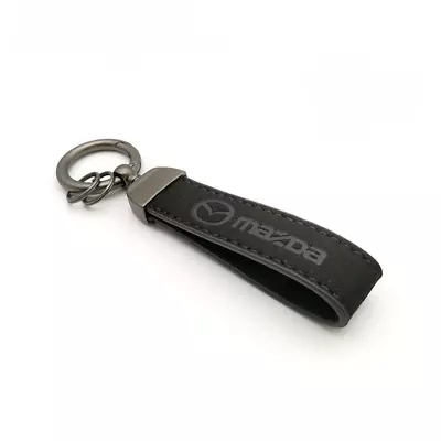 Suede Black Mazda Key Chain Ring Fob For Mazda 3 6 9 CX-5 RX-7 MX-5 RX-8 Miata • $13.19