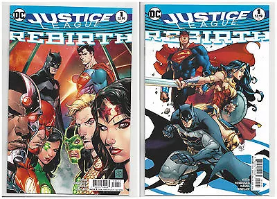 DC UNIVERSE JUSTICE LEAGUE REBIRTH #1 REG & MADUREIRA VARIANT SET 1st PRINT NM • $6.99