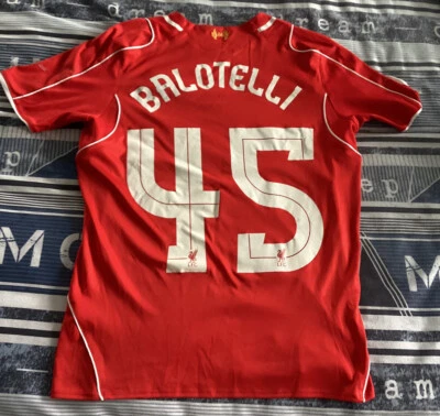 £4.99 • Buy Mens Liverpool 2014/15 Warrior Home Football Shirt Balotelli 45