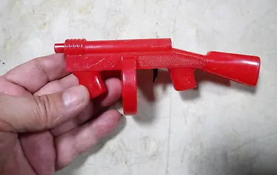 Vintage 1950s60s Dime Store Novelty Plastic Mini Tommy Gun Lional Clicker Toy • $18