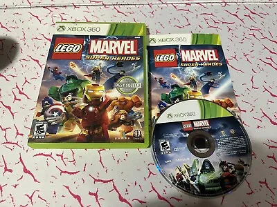 LEGO Marvel Super Heroes Microsoft Xbox 360 Video Game + Case + Manual • $10.67