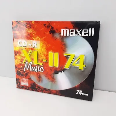 £4.99 • Buy Maxell CD-R74 XL-II 74 Music Audio 74 Mins CD-R Blank Recordable Disc NEW SEALED