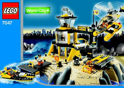 $92.66 • Buy LEGO® 7074 Large Coast Guard +OBA / Big Coast Watch HQ + Instruction L92