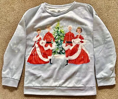 White Christmas Movie Sweatshirt Christmas Musical Movie Sweatshirt NEW Sz L • $18.99