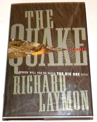 Richard Laymon First U.S. Edition  The Quake  Hardcover 1995 • $34.95