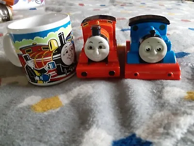 £8.50 • Buy Thomas The Tank Engine And Gordon Plastic Toys And Authentic Mug 