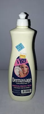 Vintage Colgate Palmolive Dermassage Dish Washing Liquid Soap 22 Oz Unused Nos • $18.99