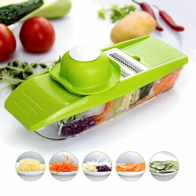£10.99 • Buy Vegetable Chopper Salad Fruit Mandolin Slicer Food Dicer Cutter Peeler