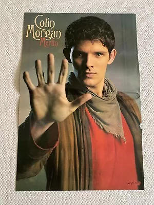 COLIN MORGAN MERLIN M3LAQ VINTAGE Middle East MAGAZINE POSTER RARE • $19.99