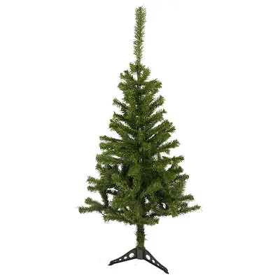 £8.99 • Buy 4Ft Canadian Pine Green Artificial Christmas Traditional Xmas Tree 200 Tips