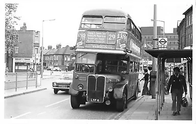 Vintage Photograph Double Decker Bus - Route 29 Enfield London Transport (BU11) • £3.99