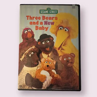 Sesame Street  Three Bears And A New Baby DVD 2003 • $5.95