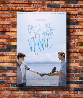 Custom Poster Call Me By Your Name Movie Luca Guadagnino 12x18 27x40 Art Silk • $4.21