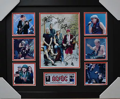 Acdc Signed Memorabilia Framed Limited Edition • $120